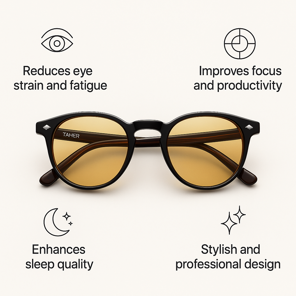 Taher Blue light Blocking glasses